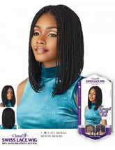 Cloud 9 4x4 Braided Lace Wig Senegal Twist Bob